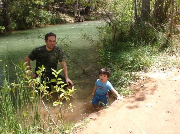 Fossil Creek, AZ - before crossing