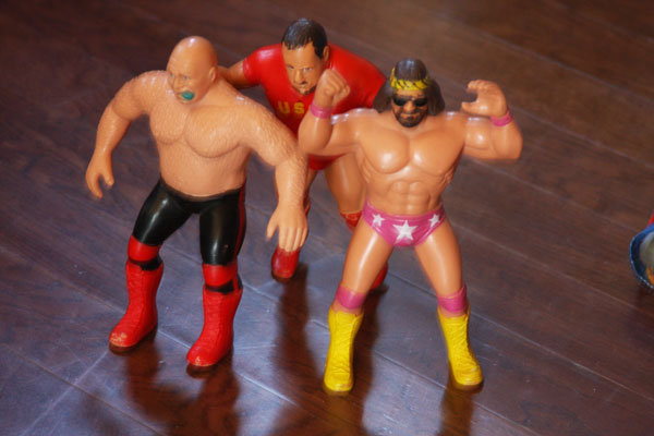 George The Animal Steele, Nikolai Volkov, and Randy Macho Man Savage